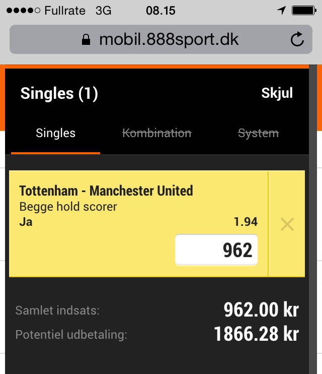 BetRace 23 – Lørdag d. 10.04.2016